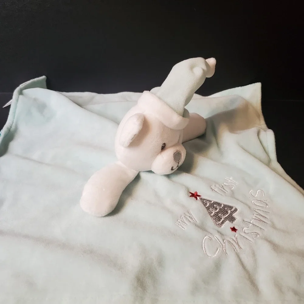 Baby Starters My First Christmas Teddy Bear Security Blanket‎ 14